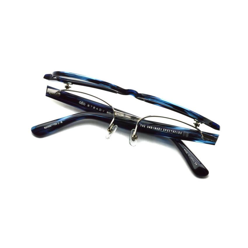 STEADY ステディ 買物 STD-13 カラー:5 BLUE SASA メガネ 跳ね上げ 送料無料 ブルーササ 特別価格 フレーム