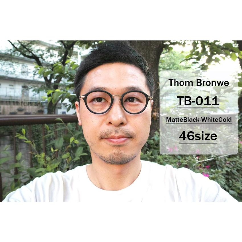 トムブラウン メガネ THOM BROWNE. TB-011 サイズ:46 Matte Black