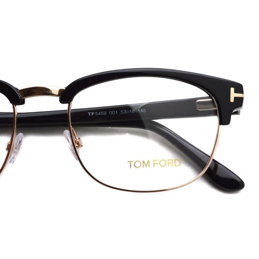 トムフォード TOM FORD TF5458 001 Black/Gold ブラック-ゴールド サーモントブロー メガネ フレーム  国内正規品【送料無料】