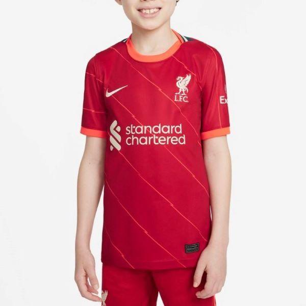 ナイキ Nike ジュニア リバプール 21 22 ホーム用 スタジアム 半袖シャツ Db2568 6 21 サッカー レプリカ