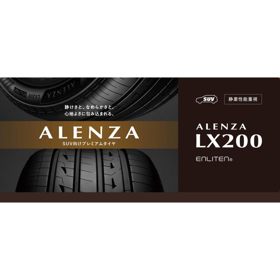 225/55R19 99V アレンザLX200 ブリヂストン SUV用プレミアムタイヤ 4本セット【メーカー取り寄せ商品】の画像