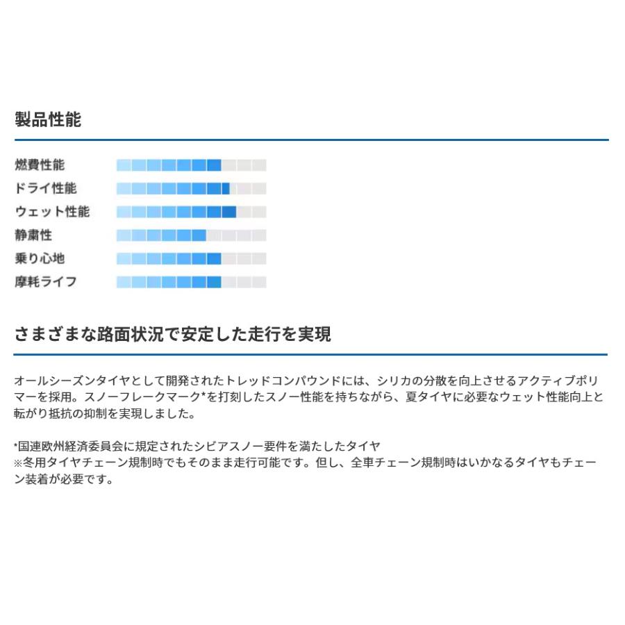 215/65R16 98H  トーヨー セルシアス オールシーズンタイヤ 【メーカー取寄せ商品】_2