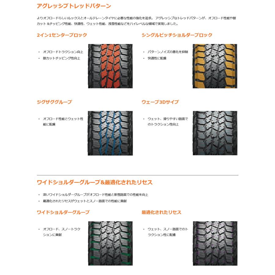 LT295/75R16 128/125R  ヨコハマ ジオランダー A/T4 G018 ブラックレター 【メーカー取り寄せ商品】の画像