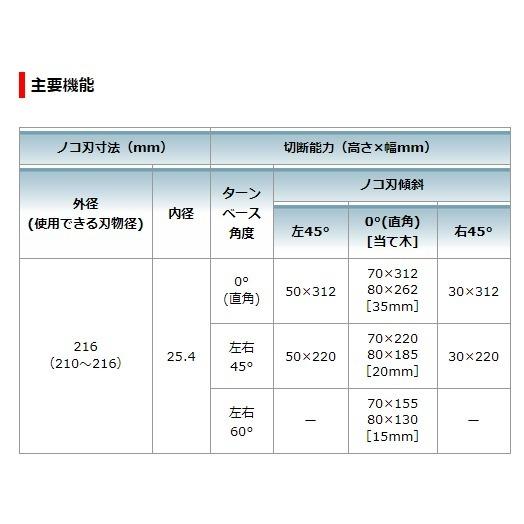 マキタ マキタ 40Vmax 216mm充電式スライドマルノコ LS005GZ マキタ マキタ 40Vmax 216mm充電式スライドマルノコ LS005GZ