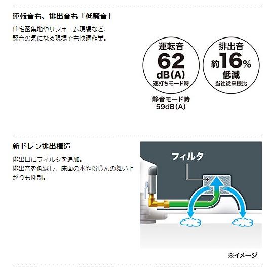 マキタ　エアコンプレッサ　タンク容量16L　高圧専用(4口)　AC500XGHB（黒）｜proshop-sanshodo｜06