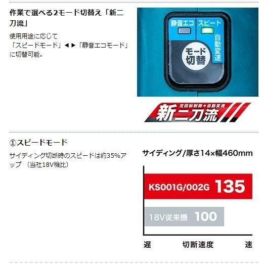 マキタ マキタ 40Vmax 125mm充電式防じんマルノコ KS002GZ(本体 マキタ マキタ 40Vmax 125mm充電式防じんマルノコ KS002GZ(本体