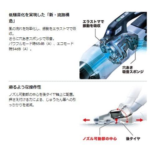 マキタ（makita） 40Vmax 充電式クリーナー CL003GZW/CL003GZO（本体