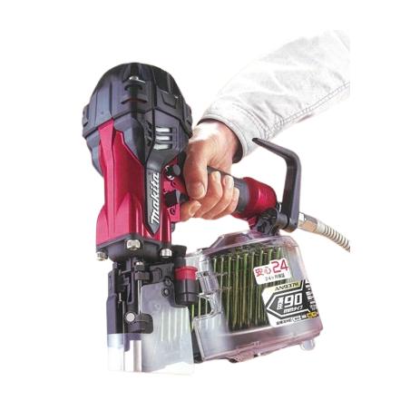 マキタ（makita） 90mm高圧エアー釘打機 AN937H(赤)（ケース付 