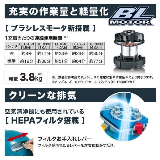 マキタ マキタ 18V 充電式サイクロンクリーナー CL501DZ(本体 マキタ マキタ 18V 充電式サイクロンクリーナー CL501DZ(本体