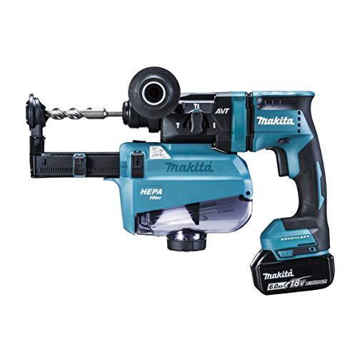 マキタ（makita） 18V(6.0Ah) 18mm充電式ハンマドリル 集じんシステム 
