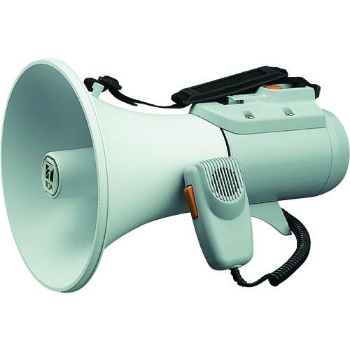 代引不可】TOA 中型ショルダー型メガホン ホイッスル音付き ER-2115W 