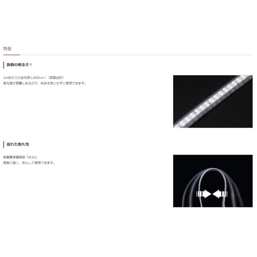 【代引不可】ハタヤリミテッド　LEDテープライト(両面発光タイプ)　10ｍタイプ単体　LTP-10D_3