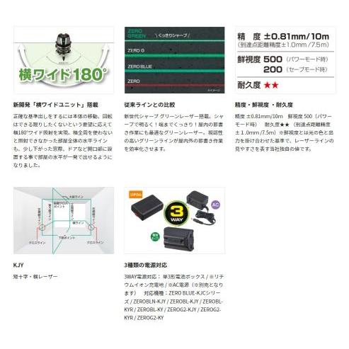 タジマ　ZEROGREEN KJY　受光器・三脚セット　ZEROG2-KJYSET｜proshop-sanshodo｜04