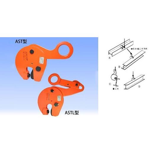 【代引不可】日本クランプ 縦つりクランプ AST型 AST-0.5