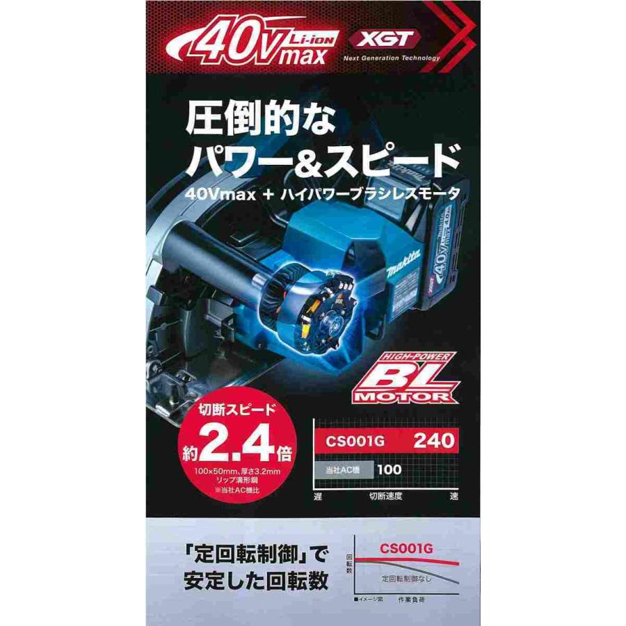 マキタ マキタ 40Vmax 185mm充電式チップソーカッタ CS001GZ マキタ マキタ 40Vmax 185mm充電式チップソーカッタ CS001GZ