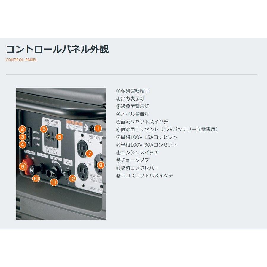 ホンダ 【代引不可】HONDA 正弦波インバーター搭載発電機 EU24i(車輪