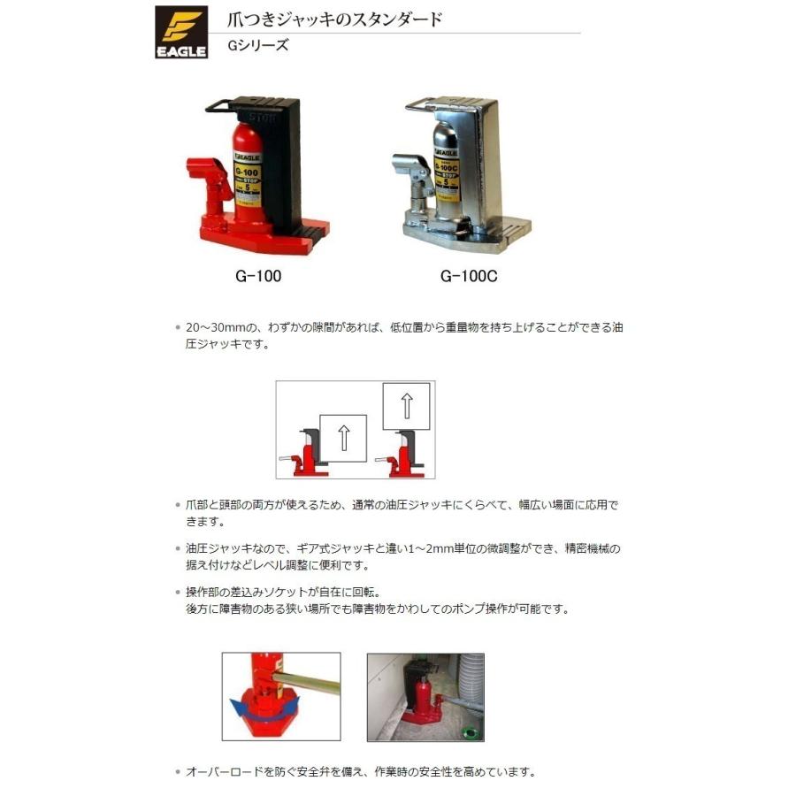 今野製作所 爪付きジャッキ(爪ロングタイプ) G-40L : g-40l : プロ 