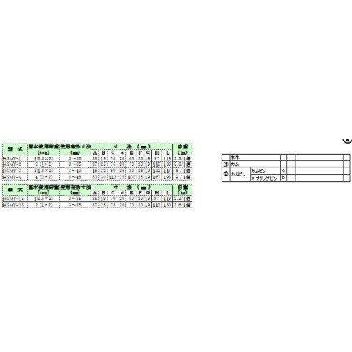 【代引不可】日本クランプ　横つりクランプ　HSMY型　HSMY-2_2