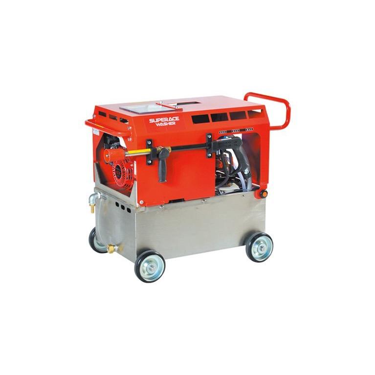スーパー工業 【代引不可】スーパー工業 高圧洗浄機 エンジン式水