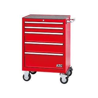 KTC　ローラーキャビネット（5段5引出し）　レッド　SKX3805