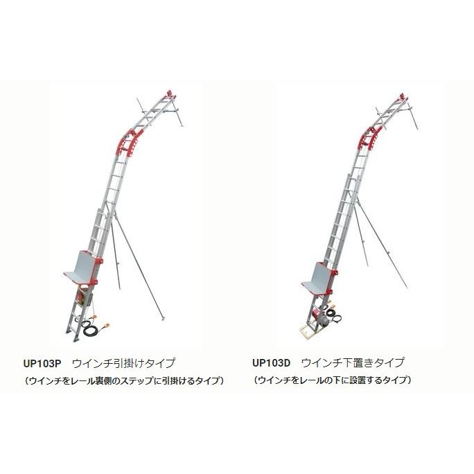 [代引不可]　ユニパー　パワーコメット　ハイパワーZウインチ(強力型モーター)　UP103PLS-ZN-2F　ZNセット2段用