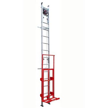 ユニパー UP-624 スペースリフト【野田愛宕店】【店頭取引限定】【中古】IT2524Z770QA 代引不可】ユニパー スペースリフト2 無線ウインチ付セット2段用
