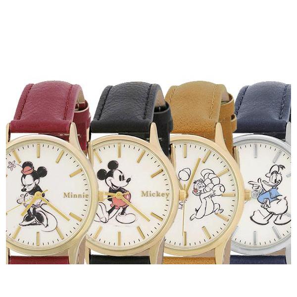 送料無料 ポスト投函 Sunflame Disney ディズニー 腕時計 レディース ミッキー ミニー ドナルド チップ デール Wd B09 代引不可 Q 安価