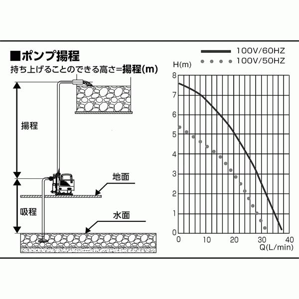 PROSTYLE TOOL(/AP) 陸上用キャリーポンプ PCP-50最大吐出量60Hz PROSTYLE TOOL(/AP) 陸上用キャリーポンプ PCP-50最大吐出量60Hz