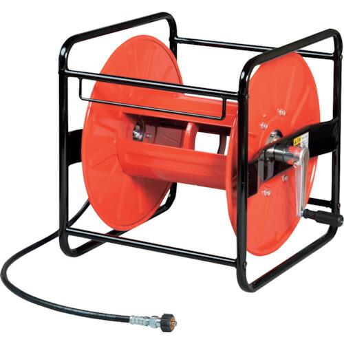 スーパー工業 法人のみ (/AN) ホースリール L 60m巻 横置型 ワンタッチ