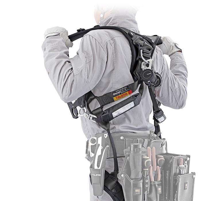 Tajima（タジマ） タジマ(/D) ハオルハーネスHA 黒 KR150FA シングルL8