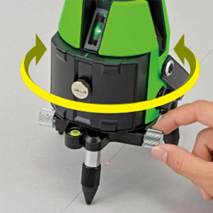 現状動作品!　タジマ　レーザー墨出し器 　ZEROG-KY Tajima（タジマ） 【送料無料】 タジマツール グリーンレーザー ZERO G