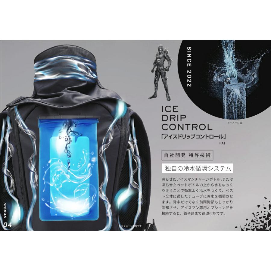 アイスマンPRO-X 2024 + ウォーターマグナム3D 水冷服 アイスマンPRO XⅡ水冷服オプションパーツ「ウォーターマグナム