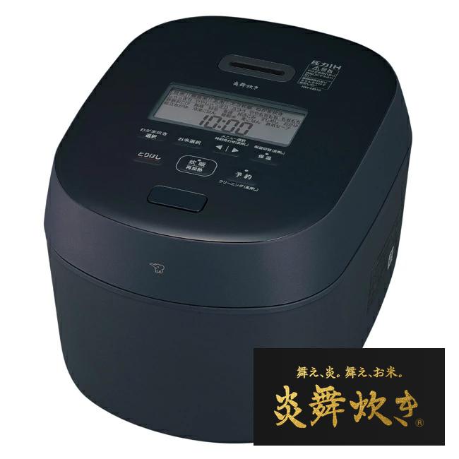 象印（ZOJIRUSHI） (/F) 炊飯器 炎舞炊き 1升 スレートブラック 圧力