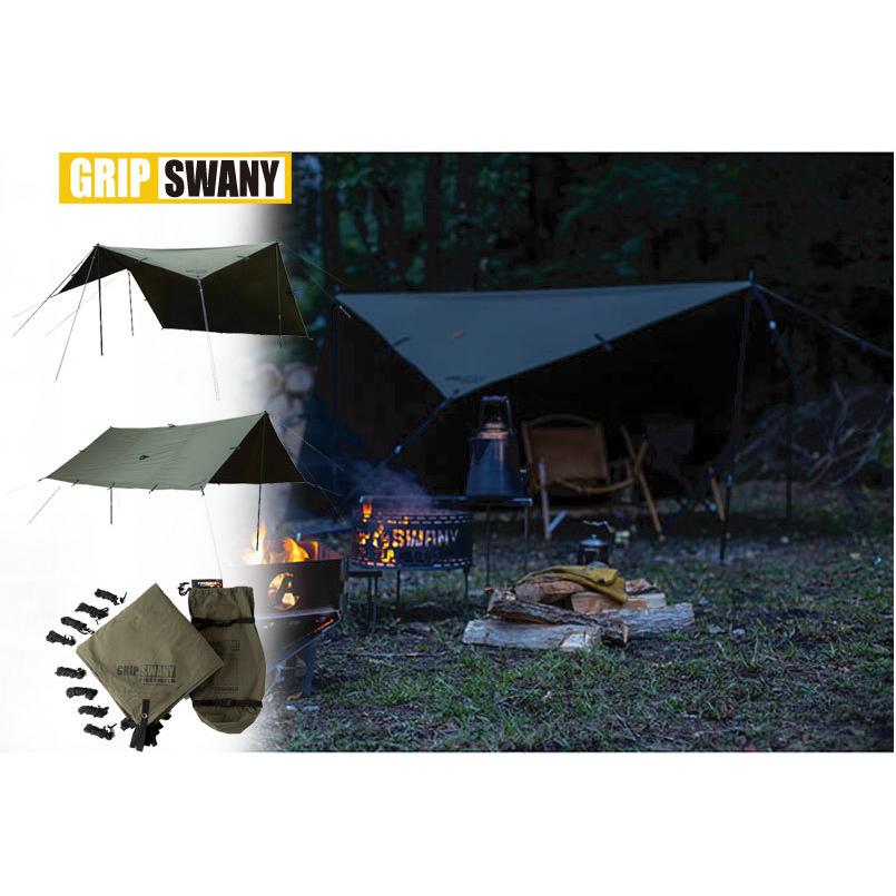 いよいよ人気ブランド グリップスワニー ファイアープルーフ タープ