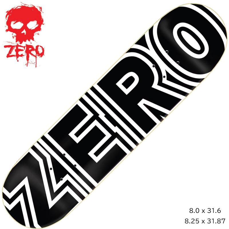 ゼロ スケートボード ZERO SKATEBOARDS Bold Classic Black RESIN-7