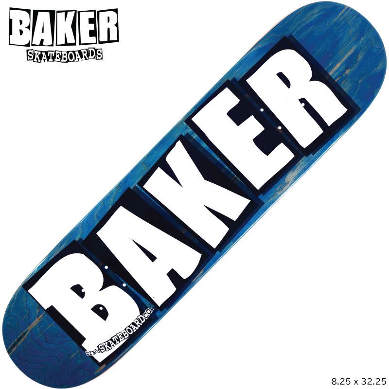 BAKER BRAND LOGO スケートボードデッキ 7.3インチ 新品 7.3