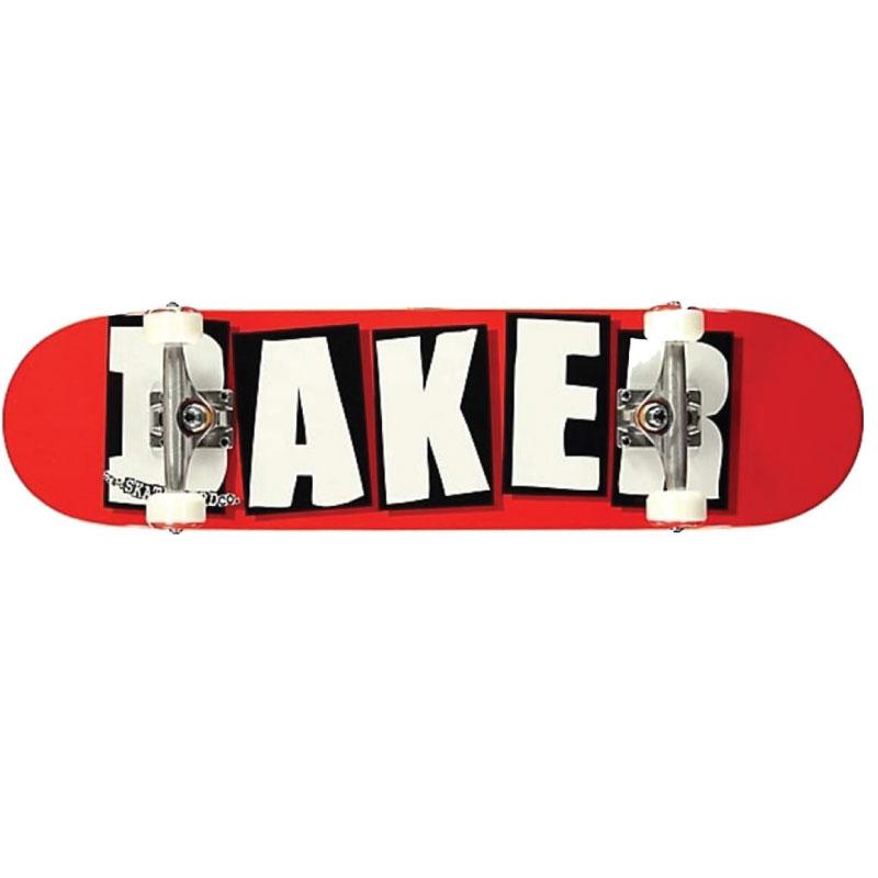 BAKER（ベイカー） デッキ コンプリート セット BAKER Brand Logo Red