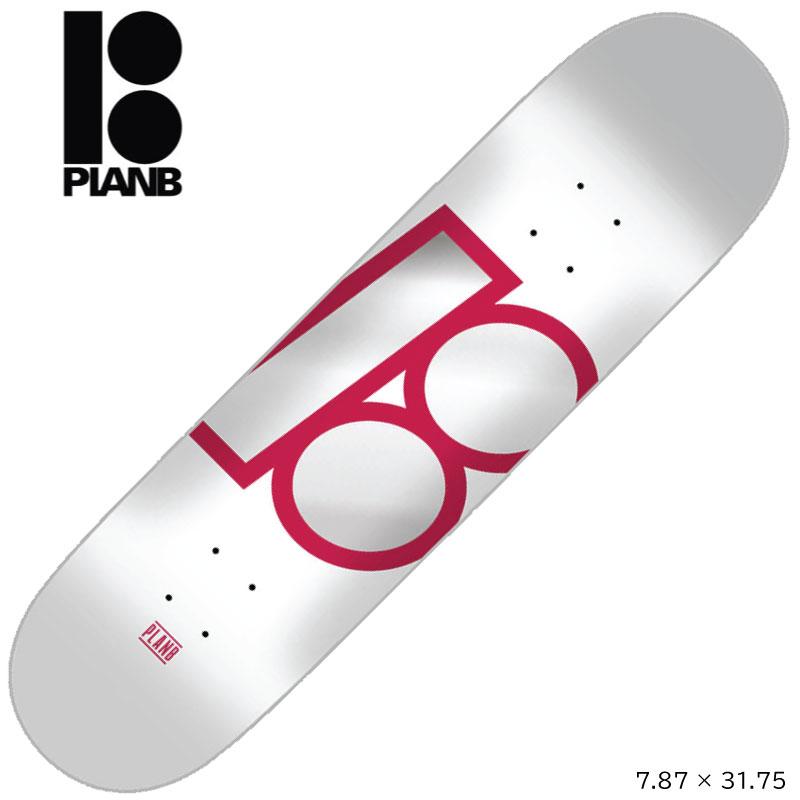 PLAN B（プランビー） デッキ PLAN B FULL DIPPER SHIFTED WHITE 7.87