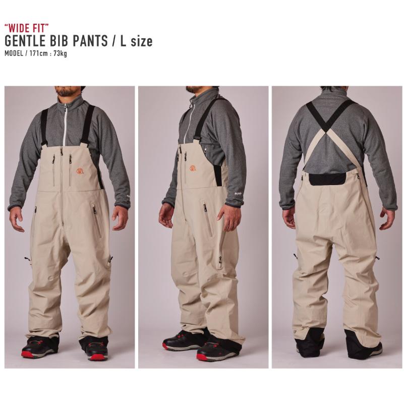 アンファッジ ジェントル ビブ パンツ UNFUDGE GENTLE BIB PANTS 