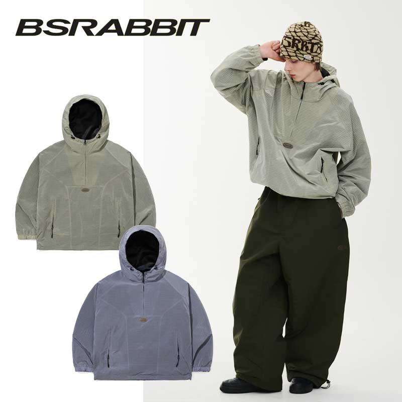 ビエス ラビット ジャケット シャドウグリッドアノラック BSRABBIT 