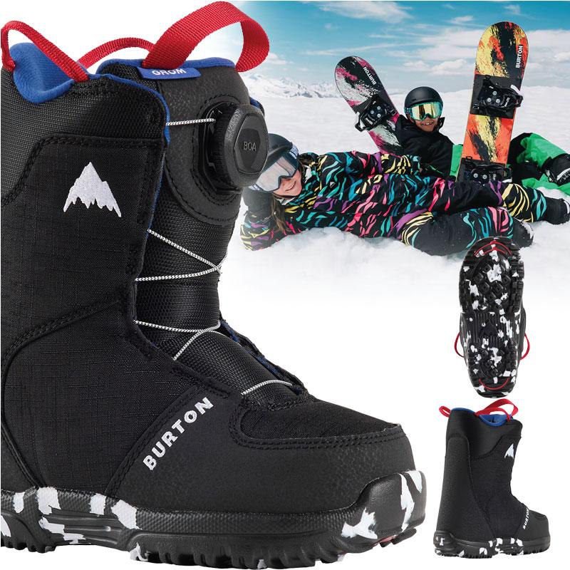 Burton グロム BOA® スノーボードブーツ キッズ Kids' Burton Grom BOA® Snowboard Boots | Burton.com Winter 2026 US