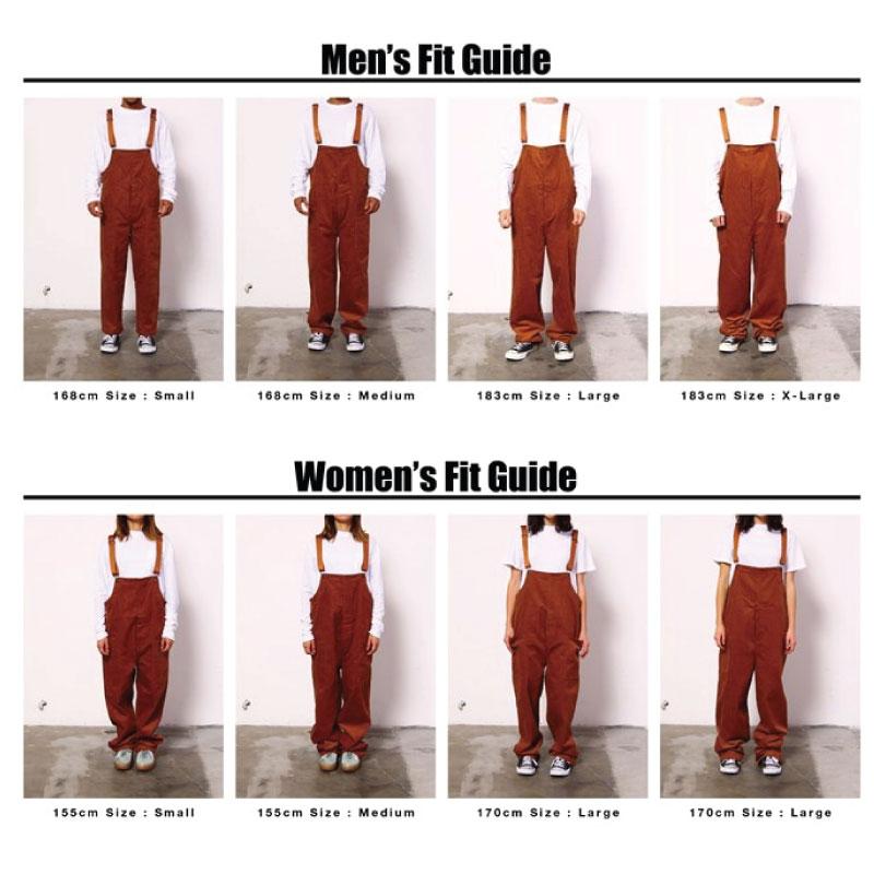 クックマン シェフパンツ オーバーオール Fisherman's Bib Overall
