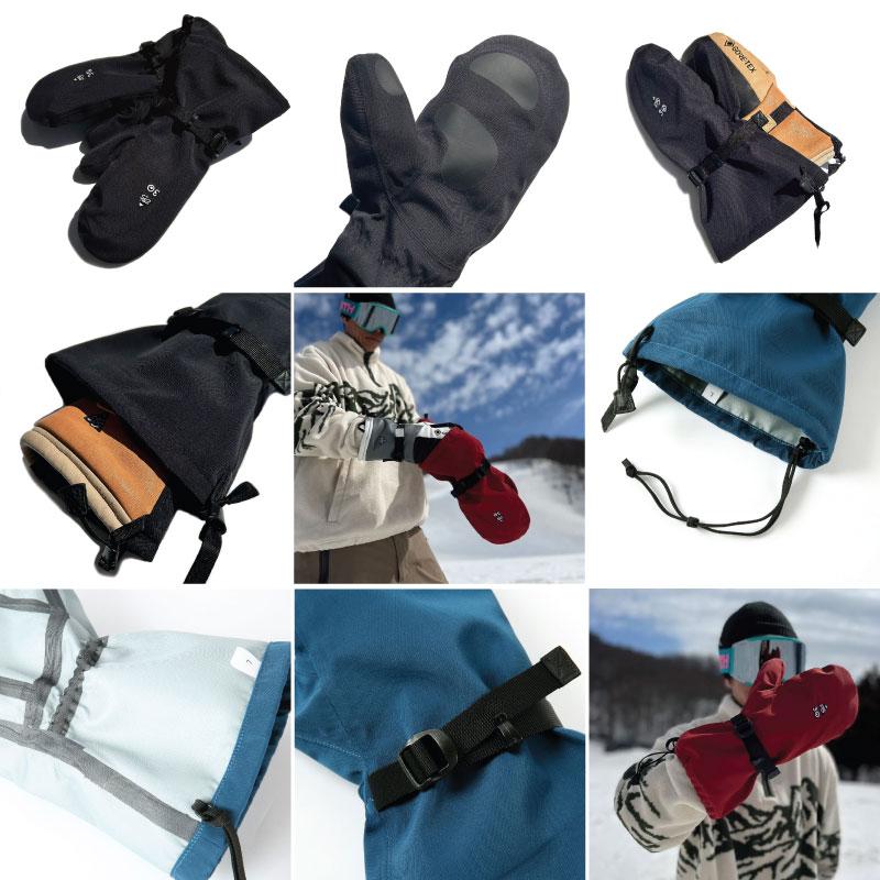 エビス スノーボード グローブ パウダー オーバー ミット HQ EBS OVER