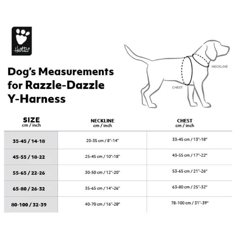 Hurtta フルッタ RAZZLE-DAZZLE Y-HARNESS ラズルダジルズル Y型クッションハーネス 胴回り 35cm~65cm ドッグ 胴輪 ハーネス ペット用品 PET 犬|proshopfreak|04