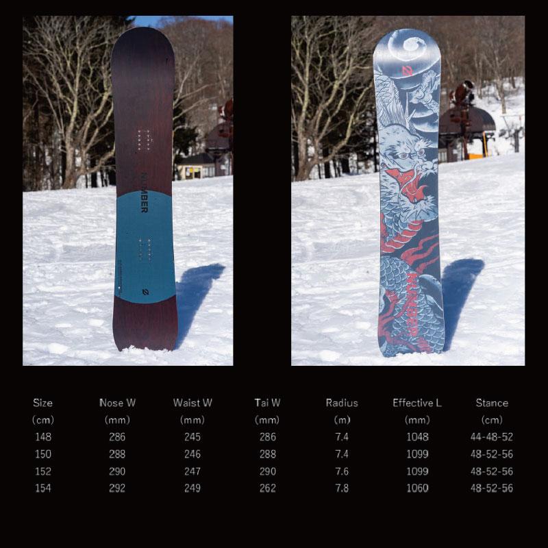 予約 NUMBER SNOWBOARDS V(ファイブ)DC 26-27 ナンバースノーボード
