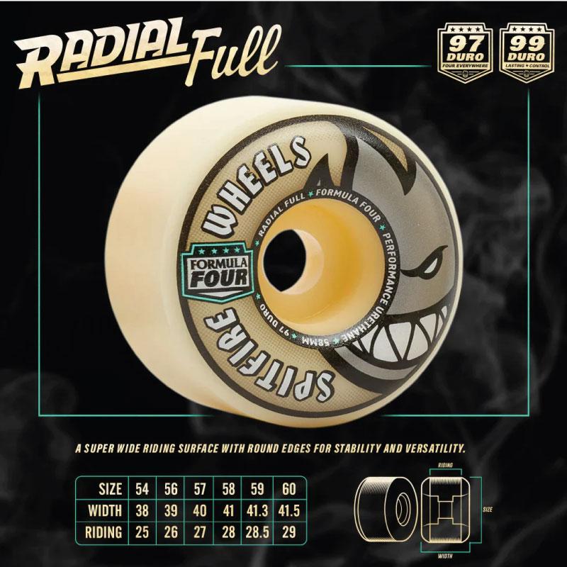 スピットファイアー ウィール SPITFIRE WHEEL F4 97 Radial Full