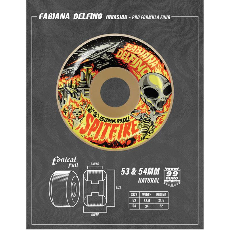 スピットファイアー ウィール SPITFIRE WHEEL F4 99D Fabiana Delfino