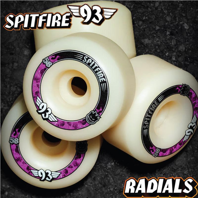 スピットファイアー ウィール SPITFIRE WHEEL F4 93DURO RADIALS 58mm