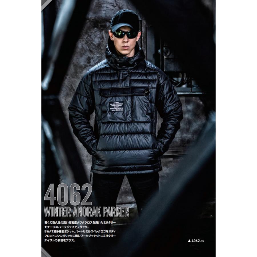 BURTLE（バートル） 4062 BURTLE 数量限定品 防寒 SWAT アノラック 