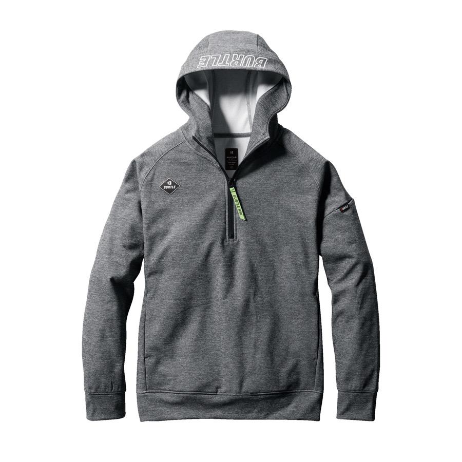 BURTLE（バートル） 4079 BURTLE 数量限定品 ハーフジップ フーディー